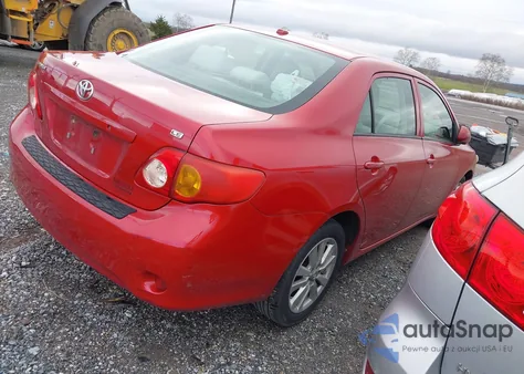 2009 Toyota Corolla Le из США, поврежденный, VIN 2T1BU40E79C125760